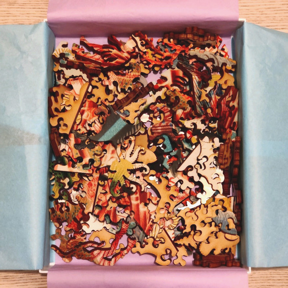 Liberty Puzzle Classic Wooden Jigsaw Puzzle Great Barrier Reef Silver Ed 129 pcs - Picture 5 of 16